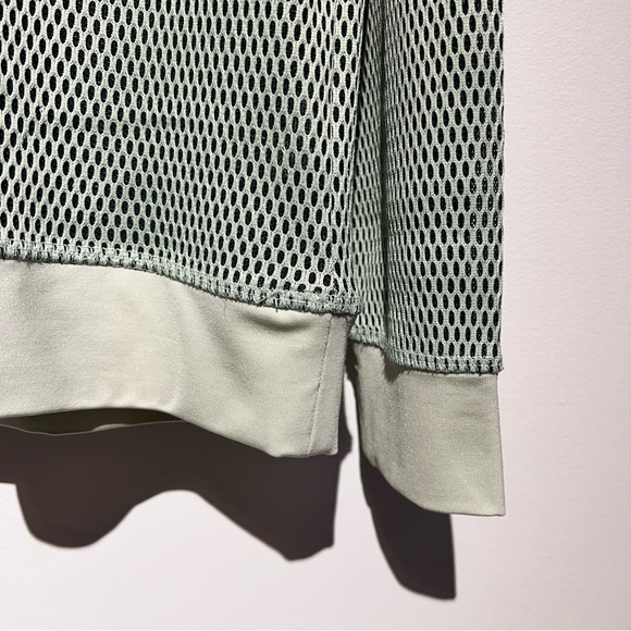 COS Women’s Mesh-Knit Top Light Green Sz S - Picture 5 of 11